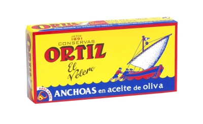 Anchovy fillets in olive oil Ortiz