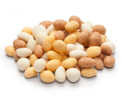 Mixed crunch covered peanuts