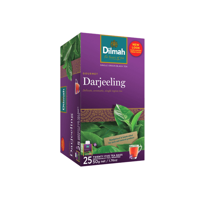 Darjeeling | 25 Wrapped Tea Bags | Gourmet