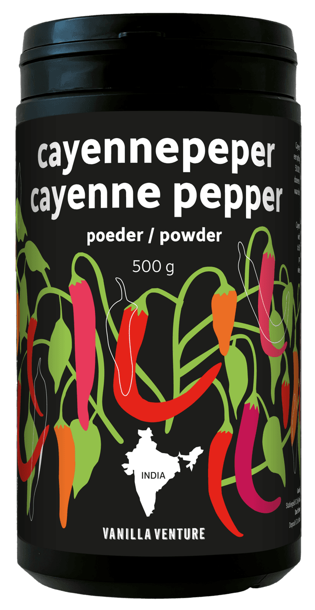 Cayennepeper gemalen BUS