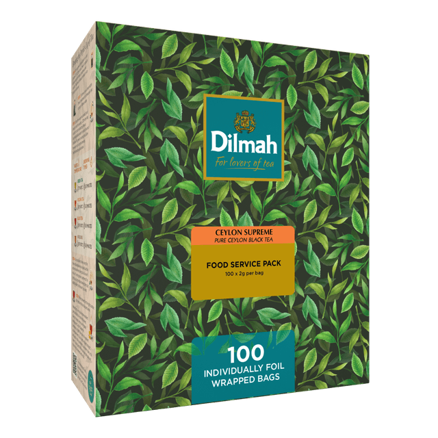 Ceylon Supreme | 100 Wrapped Tea Bags | Gourmet