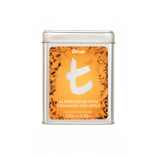 Elderflower Cinnamon Apple | 130g loose leaf in tin | t-Series