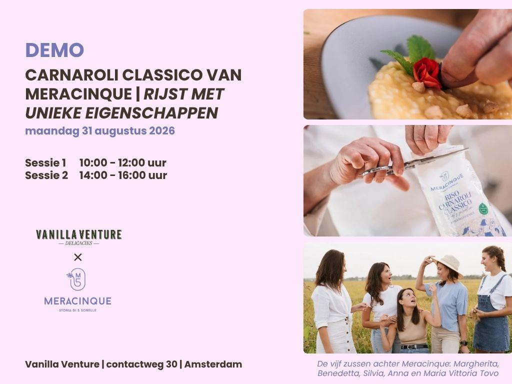 DEMO | CARNAROLI CLASSICO VAN MERACINQUE