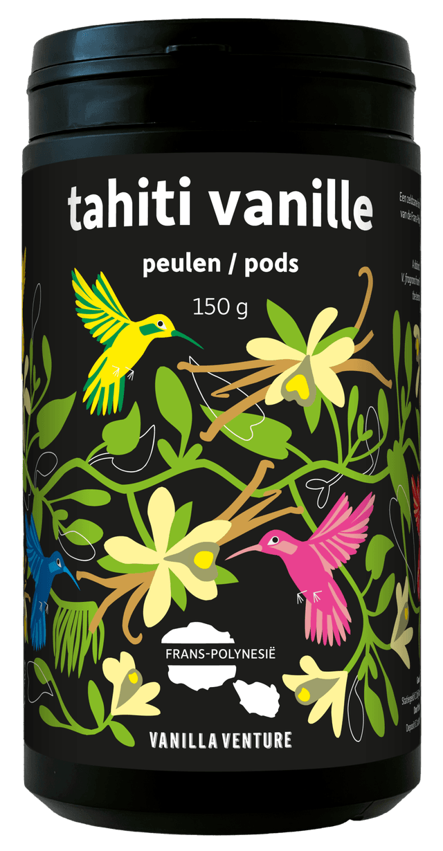 Tahiti vanillestokjes Cru Raiatea 150gr BUS