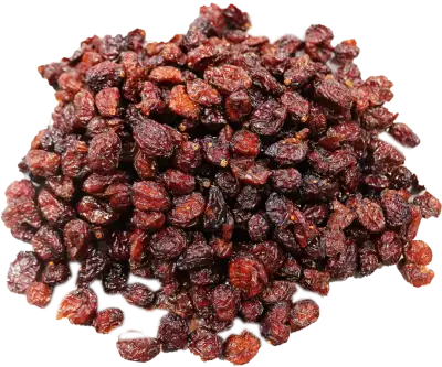 Whole cranberries sweetened with cane sugar
