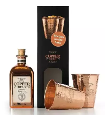 Copperhead gin cups giftbox 