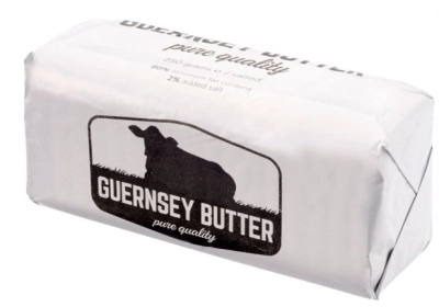 Guernsey boterrollen gezouten