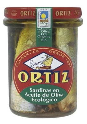Sardines a la Antigua on extra virgin olive oil ORG