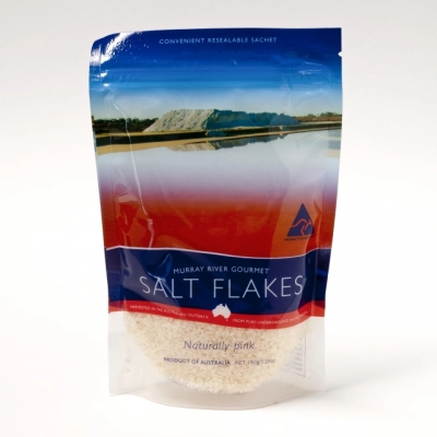 Murray river salt flakes pink