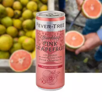 Fever Tree Sparkling Pink Grapefruit 12 x 250 ml BLIK
