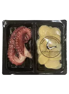 Gekookte Octopus met aardappelen Casa Santona
