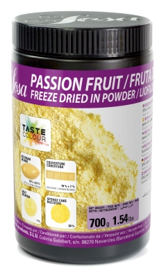 Freeze dried Passion Fruit powder 700 gr Sosa