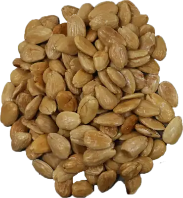 Almonds white, roasted/unsalted