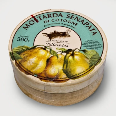 Kweepeer/mosterd pasta