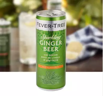  Fever Tree Ginger Beer 12 x 250 ml in cans