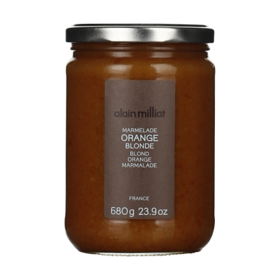 680 gram Sinaasappel blonde marmelade Alain Milliat 