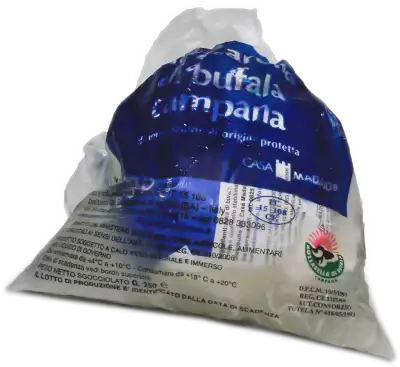 Gerookte mozzarella di Bufale Campania (DOP)