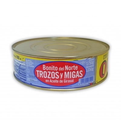 Bonito del Norte flakes in zonnebloemolie Ortiz