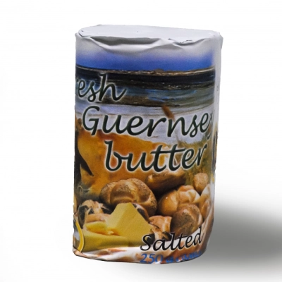 Guernsey boterrollen gezouten